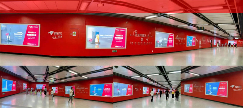 甘肅站廳12封燈箱案例